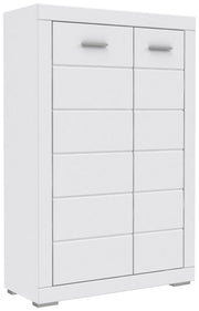 Highboard SNOW Schrank mit 2 Türen 8 Fächer