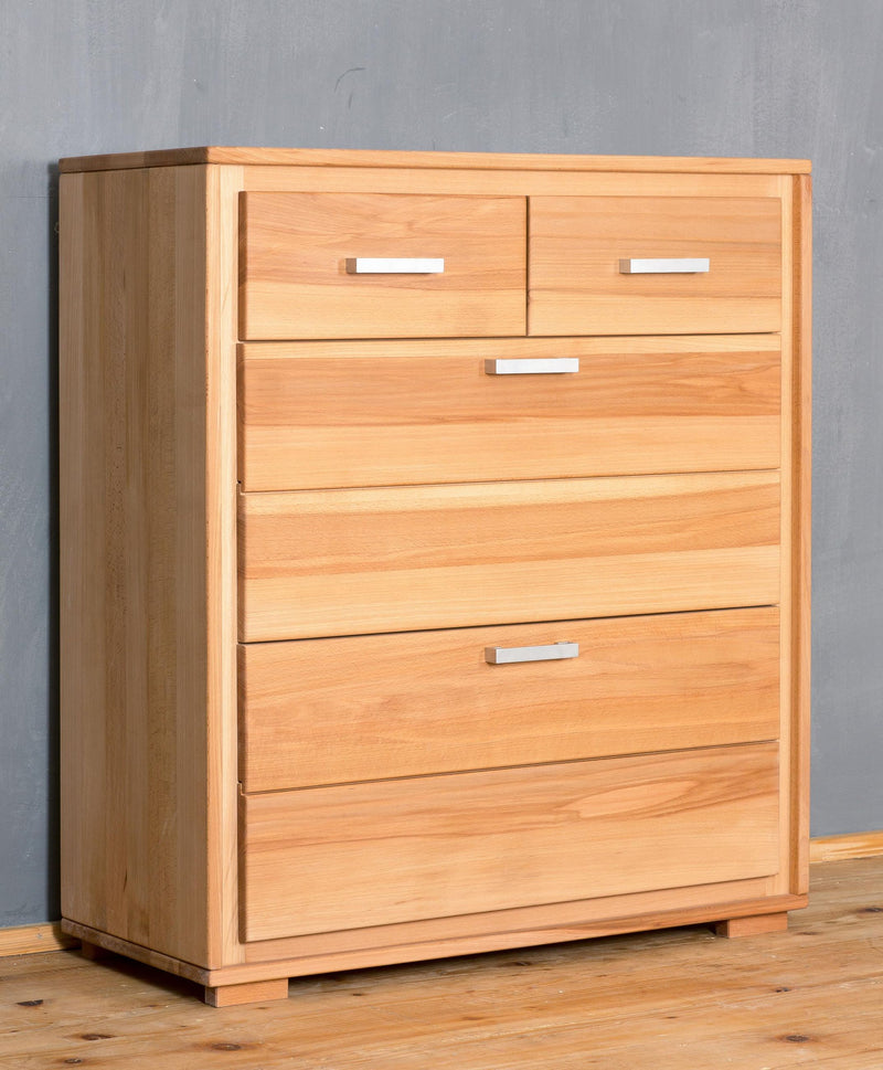 Schuhschrank Schuhkipper Genf 91 cm Kernbuche massiv geölt