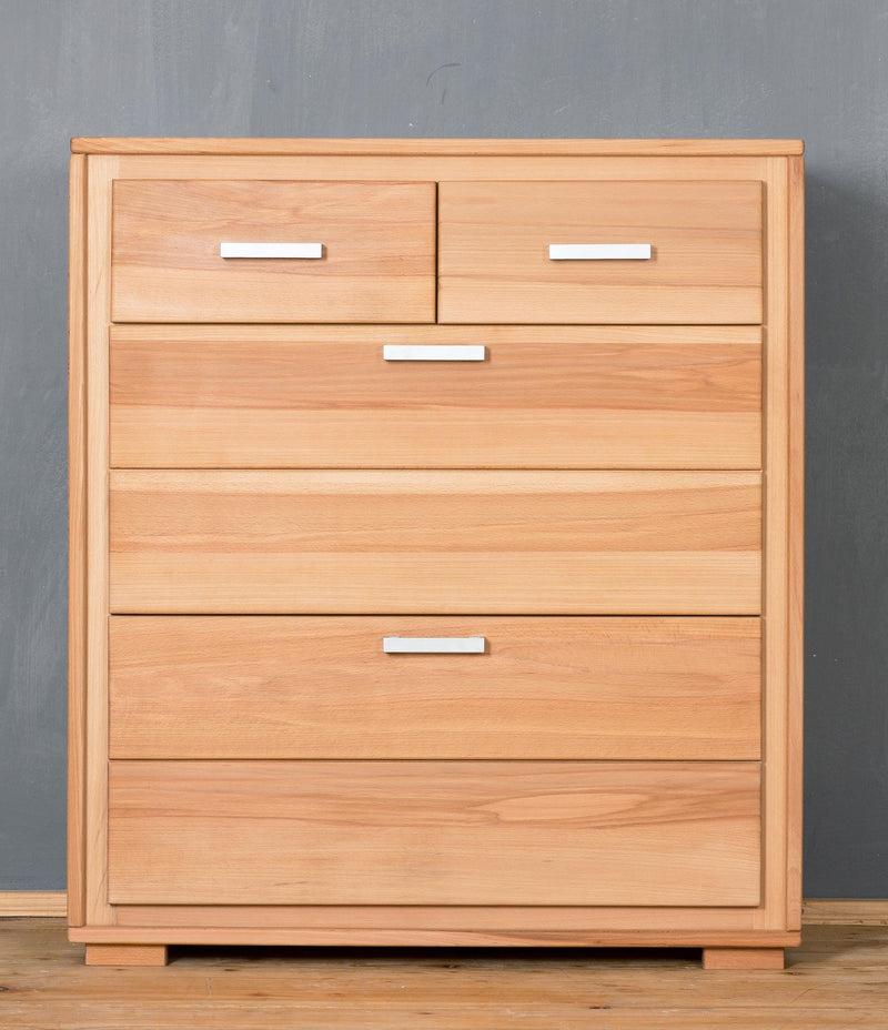 Schuhschrank Schuhkipper Genf 91 cm Kernbuche massiv geölt
