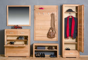 Schuhschrank Schuhkipper Genf 91 cm Kernbuche massiv geölt