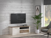 Lowboard DURO TV-Board mit Gerätefach Optik Pinie weiß antik Forte