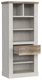 Wohnzimmerschrank DURO  5-tlg Optik Pinie weiß von Forte