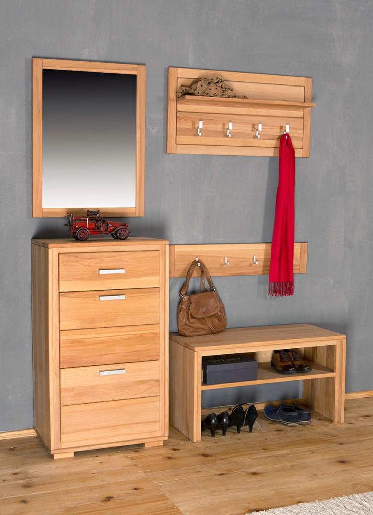 Spiegel 61 x 80 cm Genf - Kernbuche Massivholz geölt/gewachst