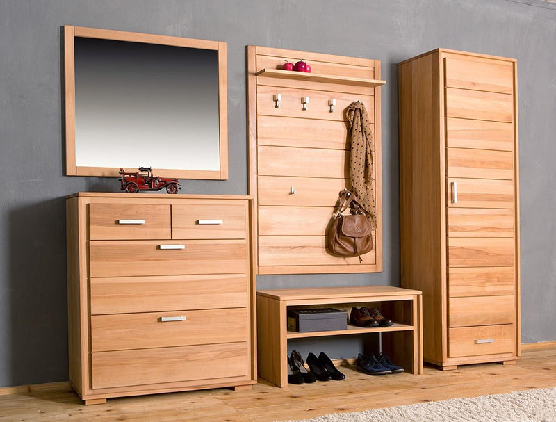 Spiegel 91 x 80 cm Genf - Kernbuche Massivholz geölt/gewachst