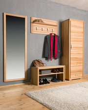 Spiegel 61 x 180 cm Genf - Kernbuche Massivholz geölt/gewachst