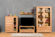 Wandboard Genf 112 cm - Kernbuche Massivholz geölt/gewachst