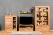 Wandboard Genf 163 cm - Kernbuche Massivholz geölt/gewachst