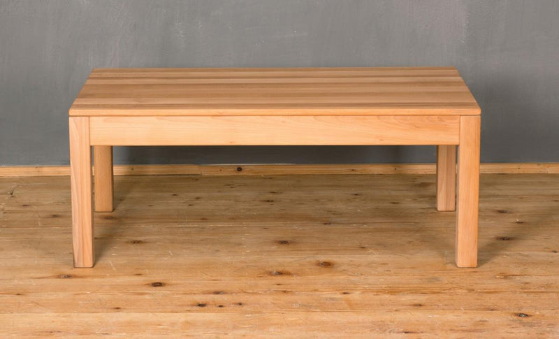 Couchtisch Wohnzimmertisch Genf 120 x 70 cm - Kernbuche geölt/gewachst