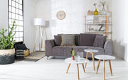 Runder Marmor Beistelltisch WHITE STONE von Zuiver Ambiente