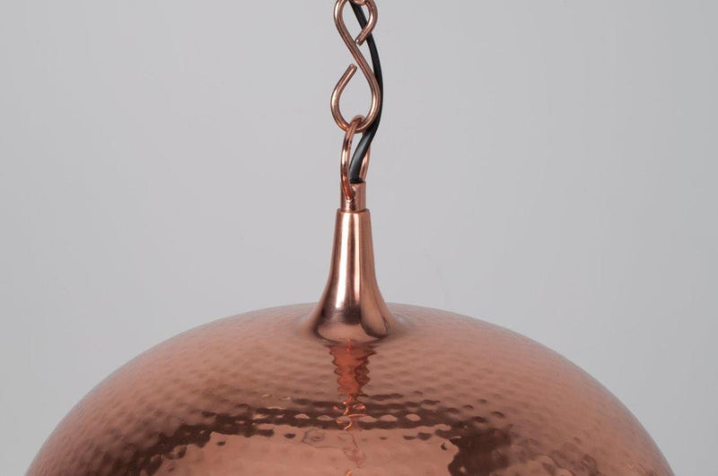 Pendelleuchte Hängeleuchte Hammered Rund Copper Kupfer von Zuiver