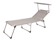 AMIGO FOURTY SUN Taupe Sonnenliege mit Dach