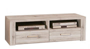 TV-Board PORTLAND Lowboard 2 Schubladen Sandeiche Dekor von Forte