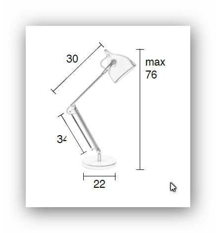 Tischleuchte Schreibtischlampe READER in schwarz von Zuiver