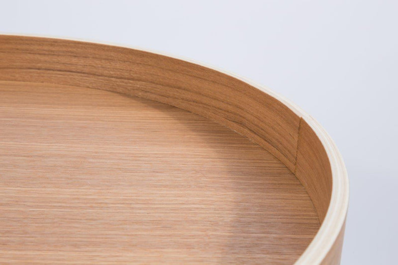 Beistelltisch Oak Tray aus furnierter Eiche von Zuiver  