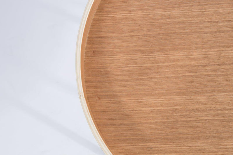 Beistelltisch Oak Tray aus furnierter Eiche von Zuiver  