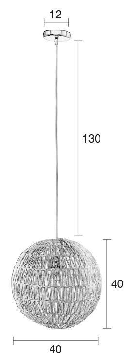 Pendelleuchte Hängelampe CABLE 40 White weiß von Zuiver