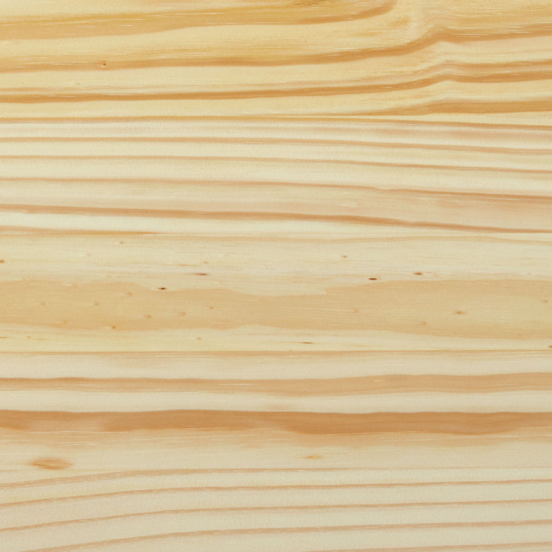 Detailaufnahme der Oberfläche des Funktionsbett Claas mit horizontaler Holzstruktur in Kiefer natur lackiert.