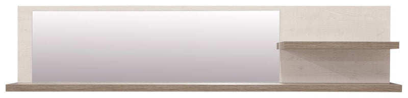 Wandboard mit Spiegel passend zur Serie DURO Pinie weiß antik