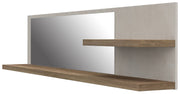 Wandboard mit Spiegel passend zur Serie DURO Pinie weiß antik