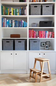 Trittleiter Tritthocker CINAS Bücherregal