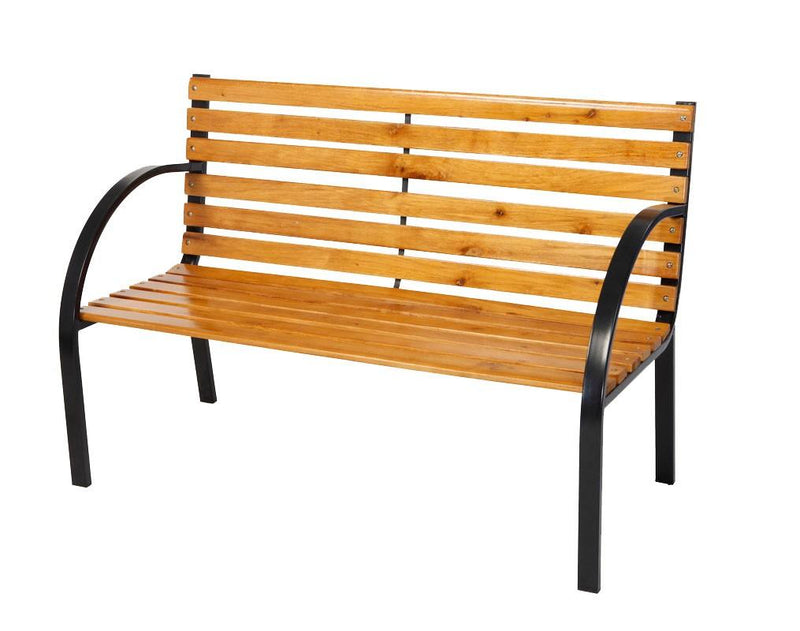 Gartenbank Liam Holz-Metall 122 cm