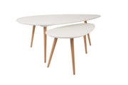Runder Beistelltisch Drop Set 2er Set 
