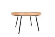 Beistelltisch Oak Tray XL aus furnierter Eiche von Zuiver Seite