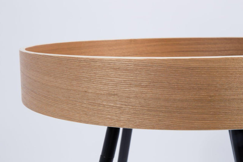 Beistelltisch Oak Tray XL aus furnierter Eiche von Zuiver Details