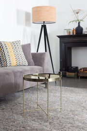 Beistelltisch Cupid rund in gold von Zuiver Setting