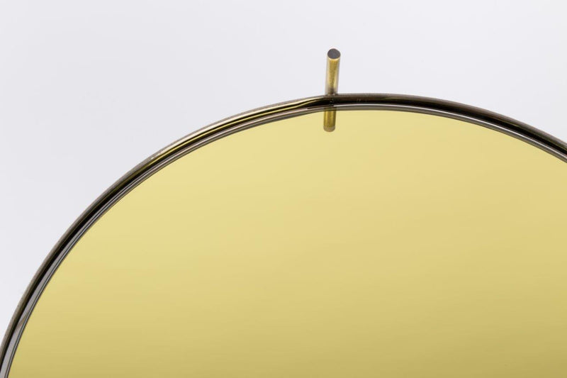 Beistelltisch Cupid rund in gold von Zuiver von oben