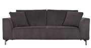 Sofa 3-sitzer DRAGON RIB in grau von Zuiver