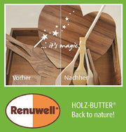Renuwell Holzbutter Möbelpflege 100% natürlich und lebensmittelecht