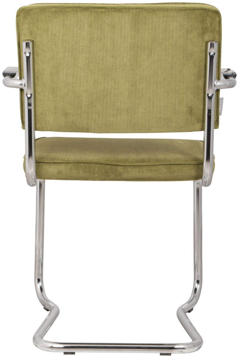 ZUIVER Retro Esszimmerstuhl RIDGE KINK in vielen Farben mit Armlehne