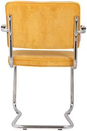 ZUIVER Retro Esszimmerstuhl RIDGE KINK in vielen Farben mit Armlehne