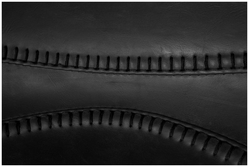 Esszimmerstuhl FRANKY Kunstleder Vintage schwarz von DutchBone