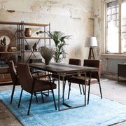 Esstisch CLASS mit Fischgrät Platte 180 x 90 cm von DutchBone