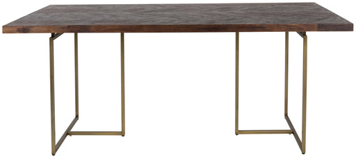 Esstisch CLASS mit Fischgrät Platte 180 x 90 cm von DutchBone