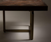 Couchtisch CLASS mit Fischgrät Platte 120 x 60 cm von Dutch Bone