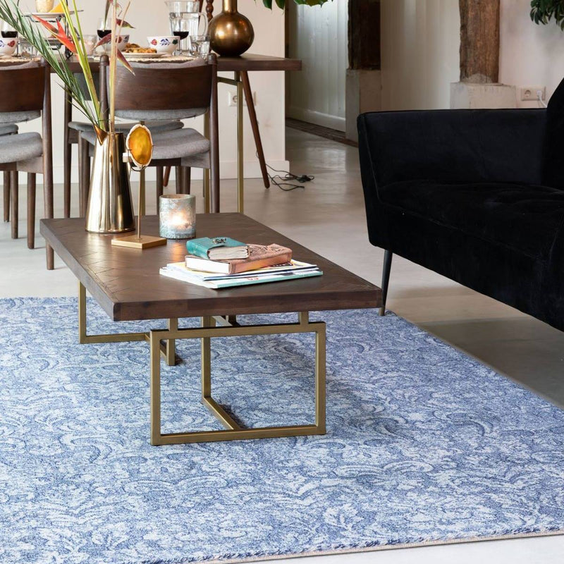 Couchtisch CLASS mit Fischgrät Platte 120 x 60 cm von DutchBone