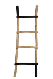 Multitalent Ladder Rack HARRY aus Teak von Zuiver