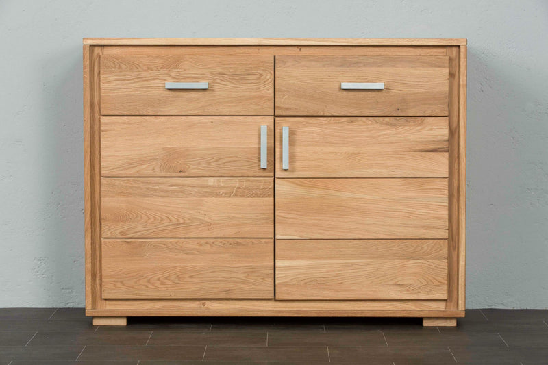 Sideboard Anrichte Basel 2-türig Wildeiche Massivholz geölt