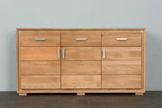 Sideboard Anrichte Basel 3-türig Wildeiche Massivholz geölt