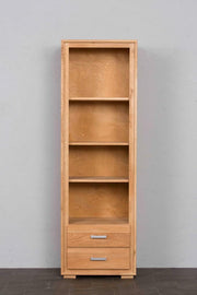 Regal Basel 193 cm 2 Schubläden - Wildeiche massiv geölt/gewachst