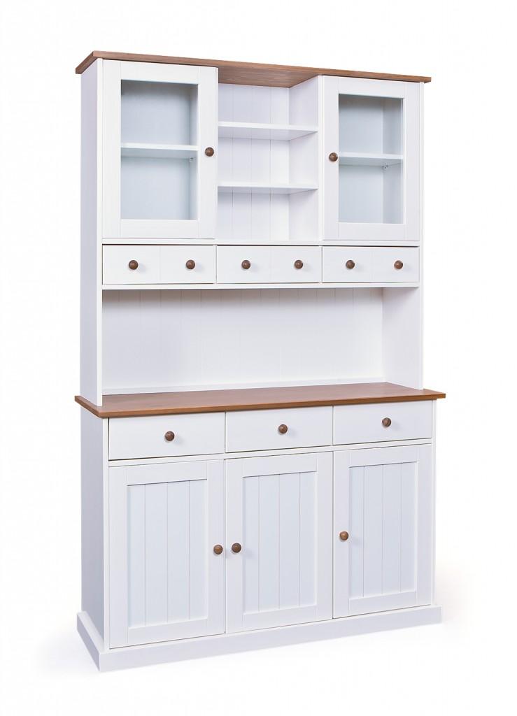Buffet-Vitrine Westerland 13.2 Küchenbuffet im charmanten Landhausstil