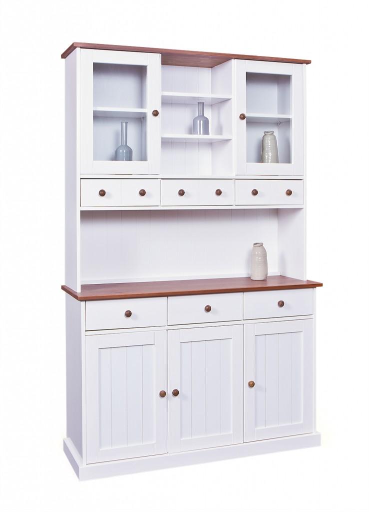 Buffet-Vitrine Westerland 13.2 Küchenbuffet im charmanten Landhausstil