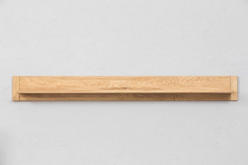 Wandboard Basel 163 cm - Wildeiche Massivholz geölt/gewachst