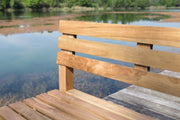 Teak Gartenbank | 3-Sitzer 150 cm | Stabilität trifft auf edles Design