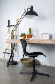 Design Esstisch SURI 160 x 78 cm Platte recycled Teak