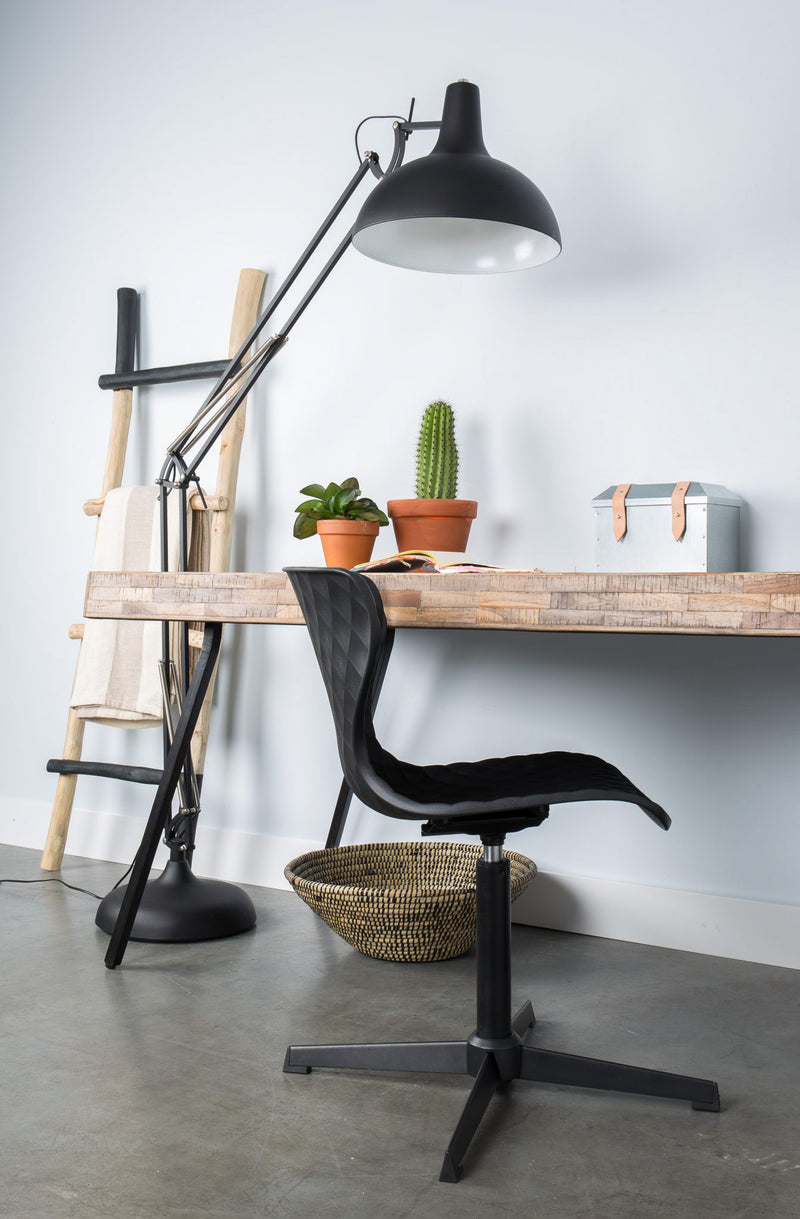 Design Esstisch SURI 160 x 78 cm Platte recycled Teak