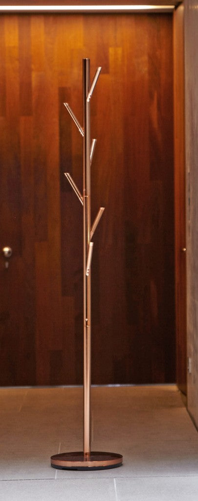 Design Garderobe Kleiderständer DETROIT Kupfer-Optik von Jan Kurtz